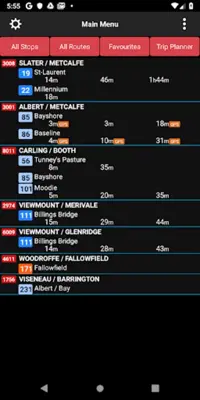 BusBuddy Ottawa android App screenshot 6